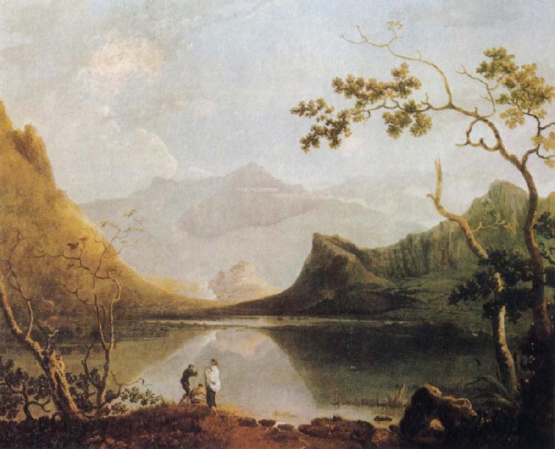 Richard  Wilson View of Snowdon oil painting image